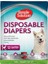 Simple Solution True Fit Tek Kullanımlık Köpek Bezi | Islaklık Göstergeli Süper Emici | Xxl | 12 Adet 1