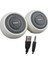 Magicvoice MV-24845 1+1 USB Aux Oval Multımedia Ses Sistemi Speaker - Hoparlör 2X3WATT 1