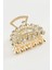 Oval Taşlı Metal Mandal Toka 4,5 cm 1