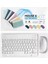 ZR20KM Beyaz Kablosuz Klavye Mouse Set 1