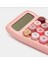 Pastel Tonlarda Pembe Renkli 12 Haneli Hesap Makinesi 4