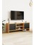 Molde Modern Tv Sehpası Mdf Membran Kapaklı Raflı Tv Ünitesi Televizyon Sehpası 2