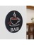 Dekoratif “bar” Temalı Ahşap Duvar Tablosu 2
