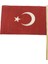 20 x 30 Ahşap Sopalı Türk Bayrağımız 1 Adet 3