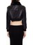 Kürk Yaka Detalı Crop Ceket 5