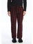 Yeni Sezon Standart Kalıp Ekose Polar Pijama Alt 2