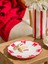 Fiyonk Baskılı Seramik Pasta Tabağı 17 cm (W5) 1