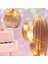 LED Işıklı Sevimli Kaktüs Dekoratif Masa Lambası Mini Biblo Gece Lambası-Gold 3