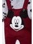 Mickey Mouse Baskılı Içi Badili Salopet Bebek Tulumu 3