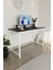 Siyah/beyaz 120X60 Çalışma Masası, Bilgisayar Masası, Ofis Masası, Metal Ayaklı 1