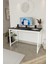 Siyah/beyaz 120X60 Çalışma Masası, Bilgisayar Masası, Ofis Masası, Metal Ayaklı 4