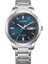 NY4058-79LC Erkek Kol Saati | 40 mm Gümüş Paslanmaz Çelik Kasa, Mavi Kadran, Otomatik Mekanizma 1