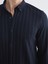Yeni Sezon Slim Fit Uzun Kollu Çizgili Erkek Gömlek 5