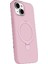 Bfs Apple iPhone 15 Plus Regal Magsafe Standlı Kapak - Açık Pembe 2