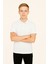 Genç Polo Yaka Tişört | Beyaz | %100 Pamuk | Unisex | Okul & Günlük Kullanım 4