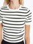 Yeni Sezon Bisiklet Yaka Çizgili Kısa Kollu Kadın Triko Kazak 4