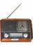 Vintage Nostaljik Radyo Aux USB Sd Kart Girişli Şarjlı Bluetooth Bağlantılı 2