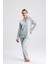 Pamuklu Pijama Takımı 5011 1