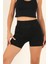 Yüksek Bel Kısa Spor Tayt 1