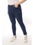 Kadın Battal Tırnaklı Taşlamalı Jeans 2