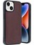Bfs iPhone 14 Kılıf Aras Deri Kapak - Bordo 1