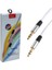 Powermaster PM-3779 3.5 mm Erkek/erkek Beyaz Stereo Aux Kablo 1
