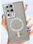 Bfs Samsung Galaxy S25 Ultra Kılıf Joke Simli Magneticsafe Kılıf - Mavi 3