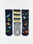 Kaydırmaz Tabanlı Erkek Çocuk Havlu Soket Çorap 3'lü (W5) 1