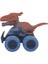 Sürtmeli Dinazor Arabalar 2'li - 12 cm - Triceratops & T-Rex 4