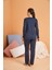 Kadın Lacivert Pijama Takımı 28091 5