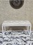 Beyaz Boyalı Diktörtgen 100 cm x 40 cm Oturak Puf - Bench - Makyaj Oturağı - Oturak Krem Renk 100 x 40 Boyut/ebat 2
