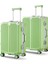 Joya Pc Policarbon 2'li Valiz Seti (Kabin ve Orta) Yeşil 1