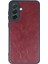 Bfs Samsung Galaxy A15 4g Kılıf Aras Deri Kapak - Bordo 2