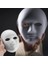 Beyaz Renk Boyanabilir Anonim Tam Yüz Cosplay Maske 24X18 cm 2