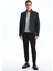 Yeni Sezon Slim Fit Dik Yaka Erkek Deri Görünümlü Ceket 2