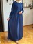 Lacivert Yandan Büzgülü Fitilli Örme Elbise 9922 4