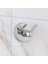 Askılık 2’li Krom Vidalı Paslanmaz Metal Duvar Askılığı Gümüş Renk Banyo Mutfak Havlu Askısı Elbise 3