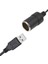 Powermaster PM-5726 USB 2.0 Siyah 5 Volt 2 Amper To 12 Volt 800MAH Araç Çakmaklığına Çevirici 2