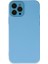Bfs iPhone 12 Pro Max Kılıf Lansman Glass Kapak - Mavi 1
