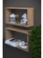 DF05103AC Ikili Dekoratif Raf Kitaplık Duvar Rafı 60X28X15 2