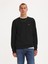 Erkek Bisiklet Yaka Siyah Sweatshirt 34257-0008 1