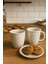 2 Adet Beyaz Porselen Sade Şık Kulplu Bardak Kupa Mug Bardak 260 ml 3