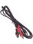 Powermaster PM-428 Siyah 5 Metre 2 Rca + 2 Rca Kablo 1