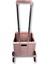 8 Tekerlekli, 55 Litre Pembe Katlanır Alışveriş Arabası 7