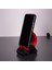 3D Baskı Telefon Standı Kırmızı Siyah Ayarlanabilir Masaüstü Aparat Tutucu Organizer 2