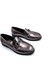 6090 Metalik Platin Renk Kadın Loafer Ayakkabı 1