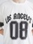 Yeni Sezon Bisiklet Yaka Los Angeles Baskılı Penye Erkek Tişört 5