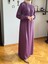 Mürdüm Saç Örgü Desen Örme Elbise 9938 5