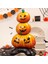 Halloween Ayaklı ve 3 Katlı Balkabağı Folyo Balon, 109CM x 61CM 3