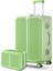 Joya Pc Policarbon 2'li Valiz Seti (Orta ve Makyaj) Yeşil 2